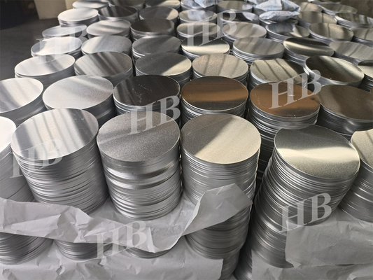 Selbstherstellung und gute Qualität Legierung 3003 3004 3005 Kochgeschirr Lampenschirme Runde Aluminiumscheiben