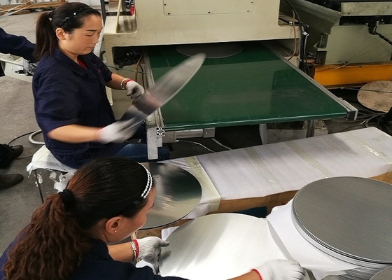 Runder Aluminiumdurchmesser Kochgeschirr-Pizza-Pans 3003 disketten-100mm keine Behandlungs-Oberfläche