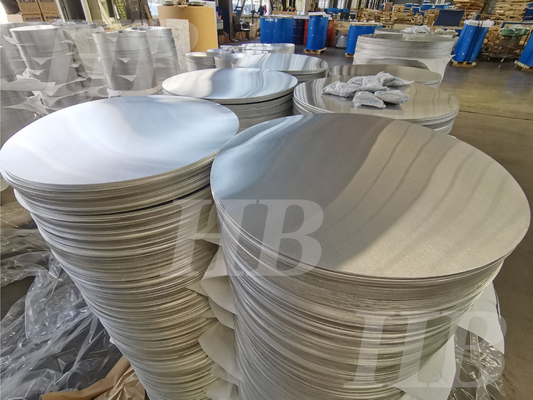 Temperatur H14 / H24 1000-Serie Aluminium-Rundplatte 2,6 mm dick für Verkehrswarnzeichen