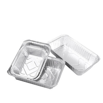 Kundenspezifische 0,3-6 mm dicke, lebensmittelechte Aluminiumfolien-Lunchbox mit auslaufsicherer Versiegelung für die Gastronomie