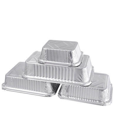 Kundenspezifische 0,3-6 mm dicke, lebensmittelechte Aluminiumfolien-Lunchbox mit auslaufsicherer Versiegelung für die Gastronomie