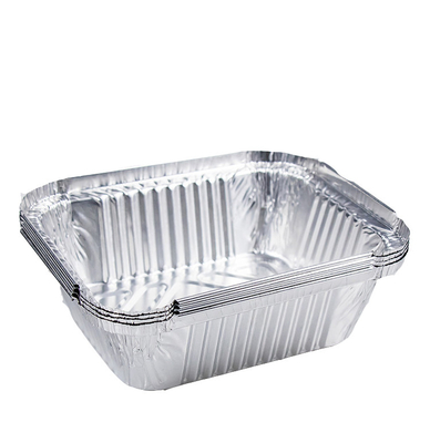 Maßgeschneiderte Lebensmittelverpackung Einweg-Aluminiumfolie-Lebensmittelbehälter 900ml