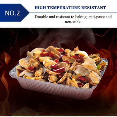 Verpackungen für Lebensmittel mit einem einmaligem Verwendungszweck Aluminiumbehälter Zinnfolie Geschirr für die Gastronomie Aluminiumfolie