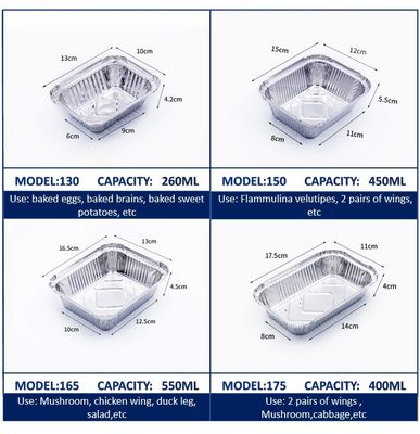 Geeignet für Lebensmittel-Aluminium-Lunchboxen in der Gastronomie, kundenspezifischer Service, mit mehr als zehn Jahren professioneller Werksunterstützung