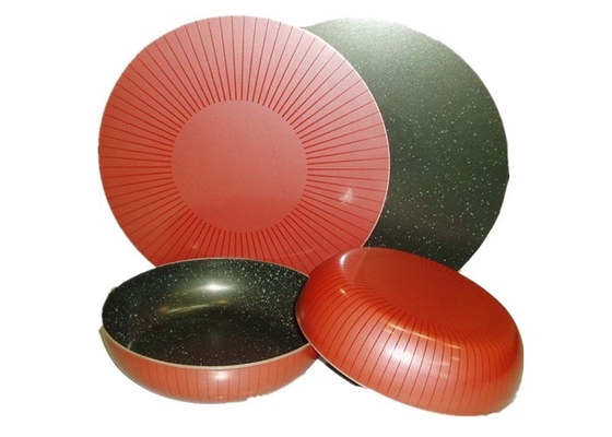 Des Kochgeschirr-6.0mm Durchmesser Stärke-Aluminiumder ronde-80mm