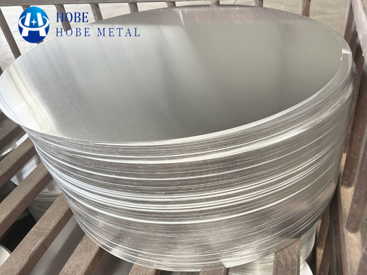 Beschichtete Oberfläche B209 ASTM 3003 8011 1050 1100 1060 Aluminiumscheibenkreise für nichtklebende Pfannen