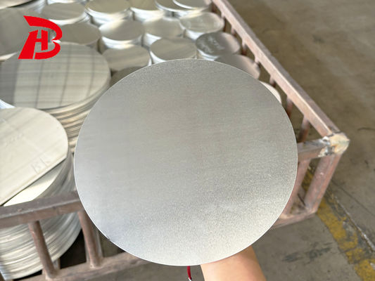 Aluminiumplatte mit hoher Fläche 1050/3003 Legierung O H12 Temperatur CC DC Material Tiefe Zeichnung Rissbeständig kundenspezifischer Durchmesser für Töpfe Pfanne Industriestempel
