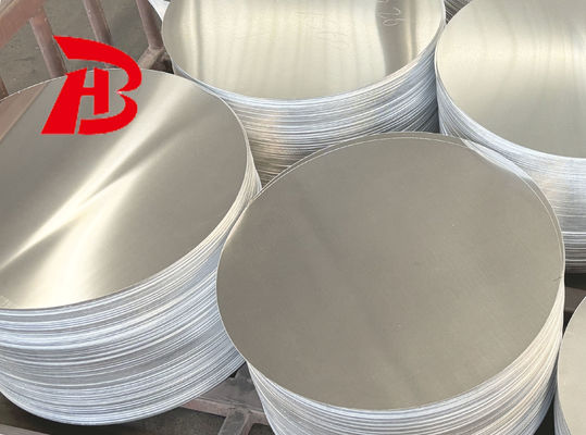 Aluminiumplatte mit hoher Fläche 1050/3003 Legierung O H12 Temperatur CC DC Material Tiefe Zeichnung Rissbeständig kundenspezifischer Durchmesser für Töpfe Pfanne Industriestempel
