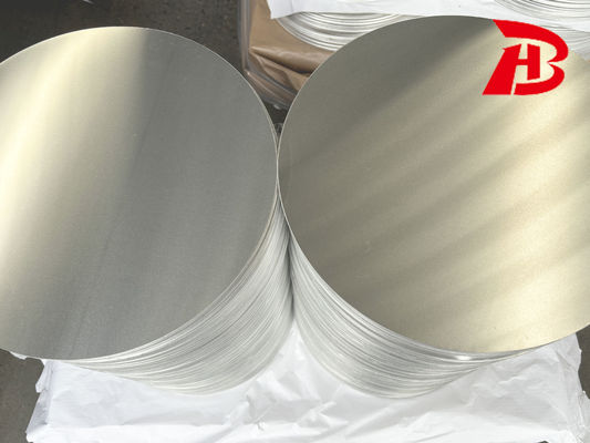 Aluminiumplatte mit hoher Fläche 1050/3003 Legierung O H12 Temperatur CC DC Material Tiefe Zeichnung Rissbeständig kundenspezifischer Durchmesser für Töpfe Pfanne Industriestempel