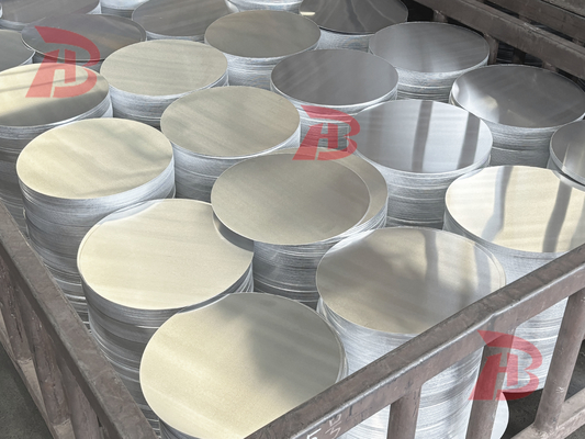1100/1060/3003/1050 O H18 Temperatur Aluminiumscheibenkreise für Kochgeschirr Aluminiumkreis für Kochgeschirr