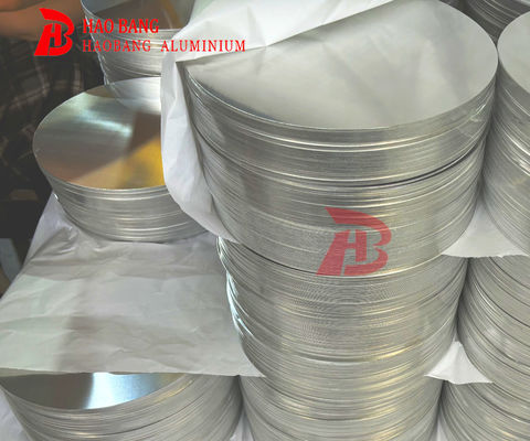 CC DC Rohstoff Aluminiumkreis 1050 1060 3003 Legierung O H18 Temperatur Maßgeschneiderte Größe Tiefe Zeichnung Disc