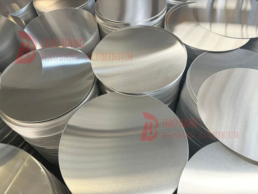 Glatte Oberfläche Hochflächigkeit Aluminium Disc 1050 1060 3003 Legierung, 0,3 ∼6 mm Dicke, individuelle Größe Aluminiumleere für Lampenbedeckung & Töpfe