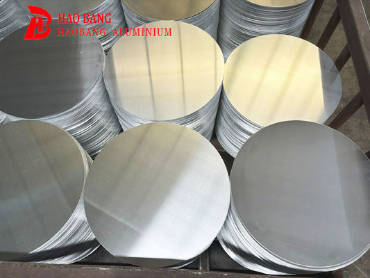 Glatte Oberfläche Hochflächigkeit Aluminium Disc 1050 1060 3003 Legierung, 0,3 ∼6 mm Dicke, individuelle Größe Aluminiumleere für Lampenbedeckung & Töpfe