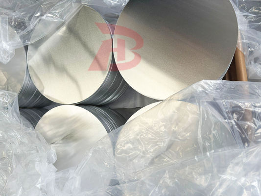 Hochglanz Silberhaltige Aluminiumkreise 80-1600MM Durchmesser 0,3-6,0MM Dicke mit abgeschliffener Oberfläche für Haushaltsgeräte