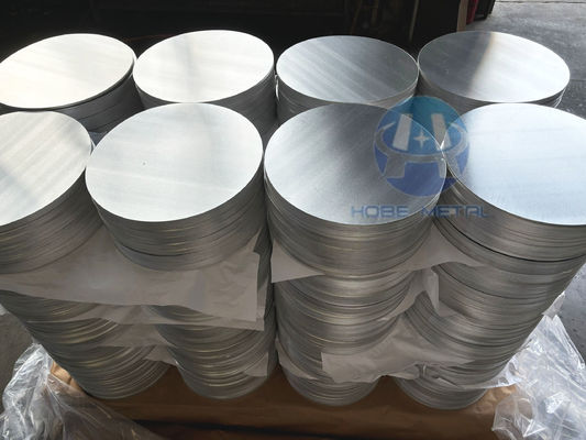 Aluminiumplatte mit hoher Fläche 1050/3003 Legierung O H12 Temperatur CC DC Material Tiefe Zeichnung Rissbeständig kundenspezifischer Durchmesser für Töpfe Pfanne Industriestempel
