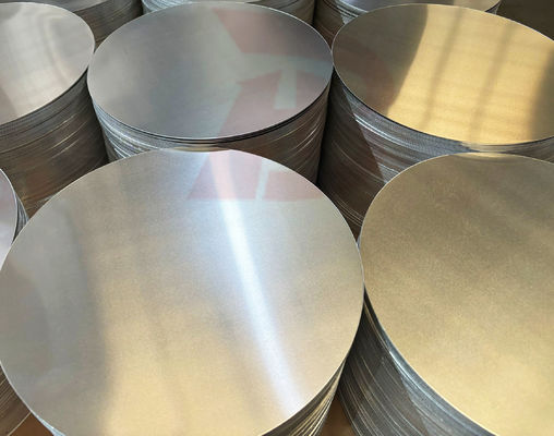 CC DC Rohstoff Aluminiumkreis 1050 1060 3003 Legierung O H18 Temperatur Maßgeschneiderte Größe Tiefe Zeichnung Disc