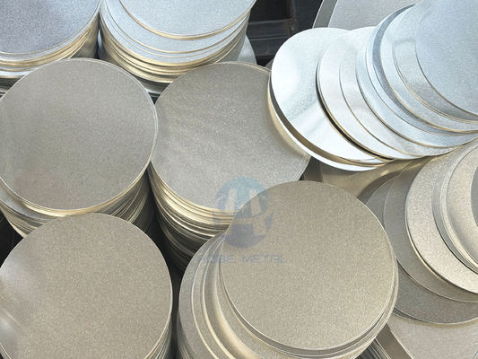 Uniform Silvery Aluminum Circles 1050 80-1600MM Dia for Lighting Reflectors