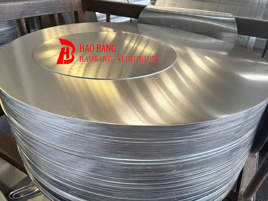 1050 1060 Aluminiumkreis CC DC Material O H12 Temperatur Tiefziehung Rissbeständige Scheibe für Kochgeschirr Topf und Pfanne