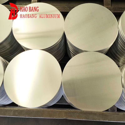Hochflächigkeit 1050/3003 Legierung Aluminium Disc H12 Temperatur Tiefe Zeichnung Rissbeständig kundenspezifischer Durchmesser für industrielle Stempel