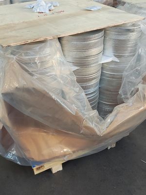 Custom Aluminium Kreis 100-1000mm Durchmesser mit glatter Oberfläche für tiefe Zeichnung und industrielle Stempel