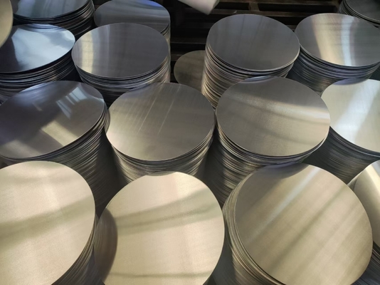 Glatte Oberfläche Veredelung Aluminiumscheiben nach Maß geschnitten Durchmesser 100 mm-1200 mm angemessen