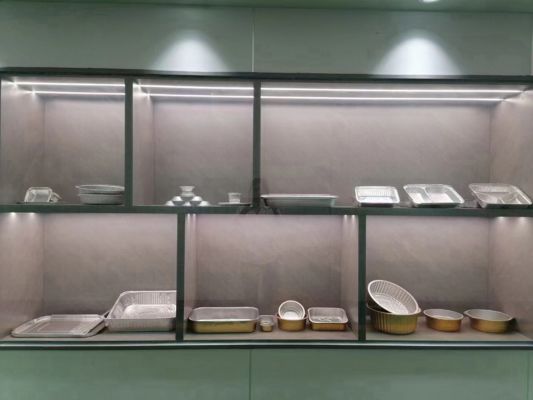 Kaltgewalzte Aluminiumfolien-Lebensmittelbehälter 500 mm Durchmesser