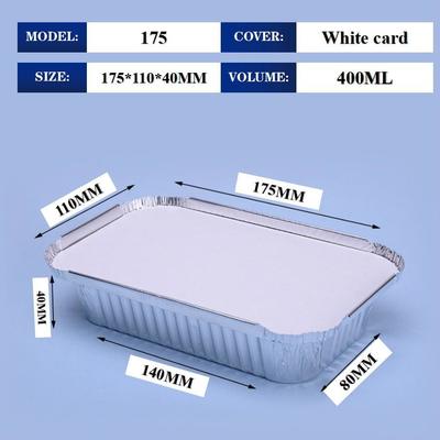 Food-Grade Aluminum Foil Lunch Box with 3 Lid Options