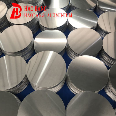 Aluminiumplatte mit hoher Fläche 1050/3003 Legierung O H12 Temperatur CC DC Material Tiefe Zeichnung Rissbeständig kundenspezifischer Durchmesser für Töpfe Pfanne Industriestempel