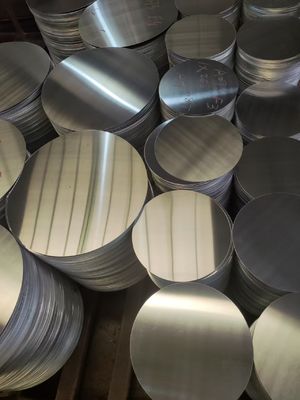 Aluminiumplatte mit hoher Fläche 1050/3003 Legierung O H12 Temperatur CC DC Material Tiefe Zeichnung Rissbeständig kundenspezifischer Durchmesser für Töpfe Pfanne Industriestempel