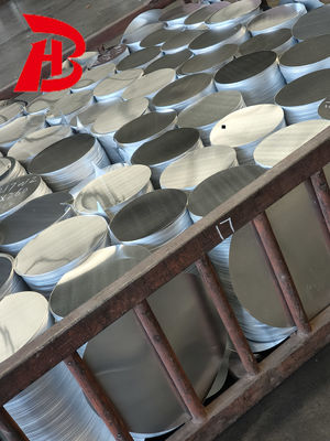 CC DC Rohstoff Aluminiumkreis 1050 1060 3003 Legierung O H18 Temperatur Maßgeschneiderte Größe Tiefe Zeichnung Disc