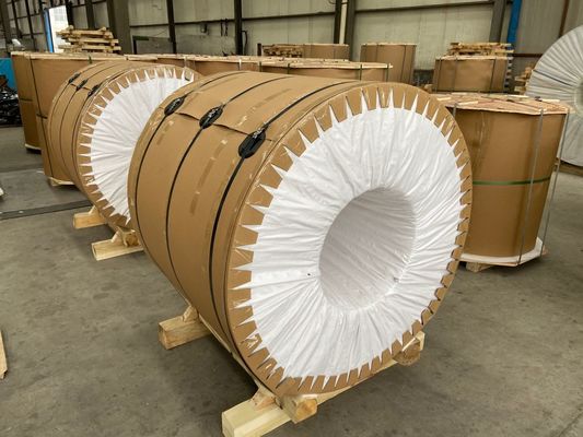 Kundenspezifische 0,3-6 mm dicke Aluminiumspule, die globale High-End-Küchengerätefabriken beliefert. Über zehn Jahre Fabrikgarantie rund um die Uhr, robuster Seetransport, vielfältige Zahlungsmöglichkeiten