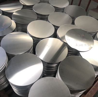 CC DC Rohstoff Aluminiumkreis 1050 1060 3003 Legierung O H18 Temperatur Maßgeschneiderte Größe Tiefe Zeichnung Disc