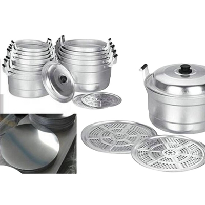 Zehnjährige Produktionserfahrung Fabrik Direktverkauf Küchenutensilien 1000-Serie Aluminium-Kreisblech H12 Mühle Fertig 80-900mm