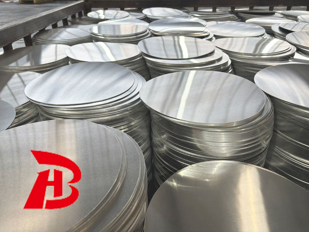 1050 1060 Aluminiumkreis CC DC Material O H12 Temperatur Tiefziehung Rissbeständige Scheibe für Kochgeschirr Topf und Pfanne
