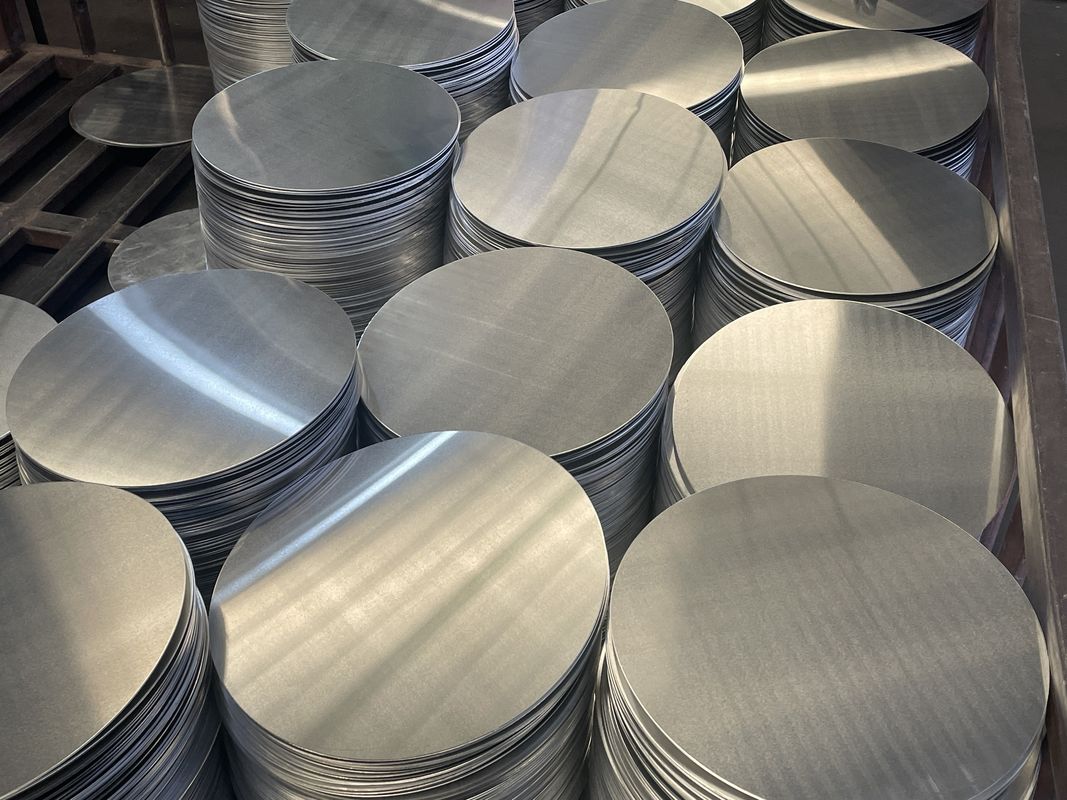1050 1060 Aluminum Circle Disc O H12 Temper Deep Drawing Crack Resistant Blank for Cookware