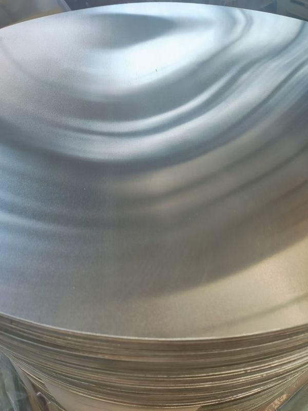 CC DC Rohstoff Aluminiumkreis 1050 1060 3003 Legierung O H18 Temperatur Maßgeschneiderte Größe Tiefe Zeichnung Disc