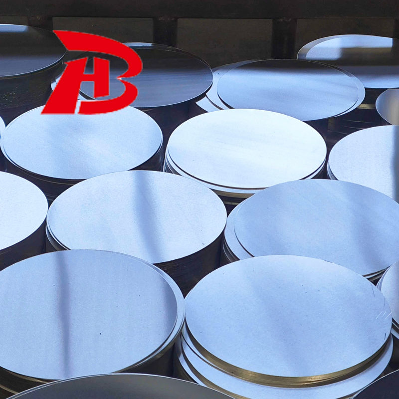 Smooth Surface High Flatness Aluminum Disc 1050 1060 3003 Alloy, 0.3–6mm Thick, Custom Size Aluminum Blank for Lamp Cover & Pots