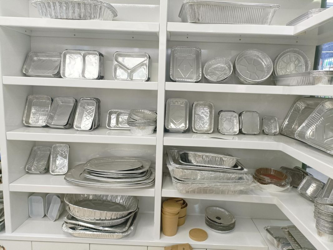 Kaltgewalzte Aluminiumfolien-Lebensmittelbehälter 500 mm Durchmesser