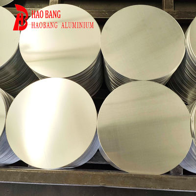 Fabriklieferung Aluminiumscheibe 1050/1060/3003 Legierung CC DC Rohstoff Weich O H12 H18 Temperatur Maßgeschneiderter Durchmesser & Dicke Tiefe Zeichnung Glatte Oberfläche Aluminiumkreis für Küchengeräte Stempelteile